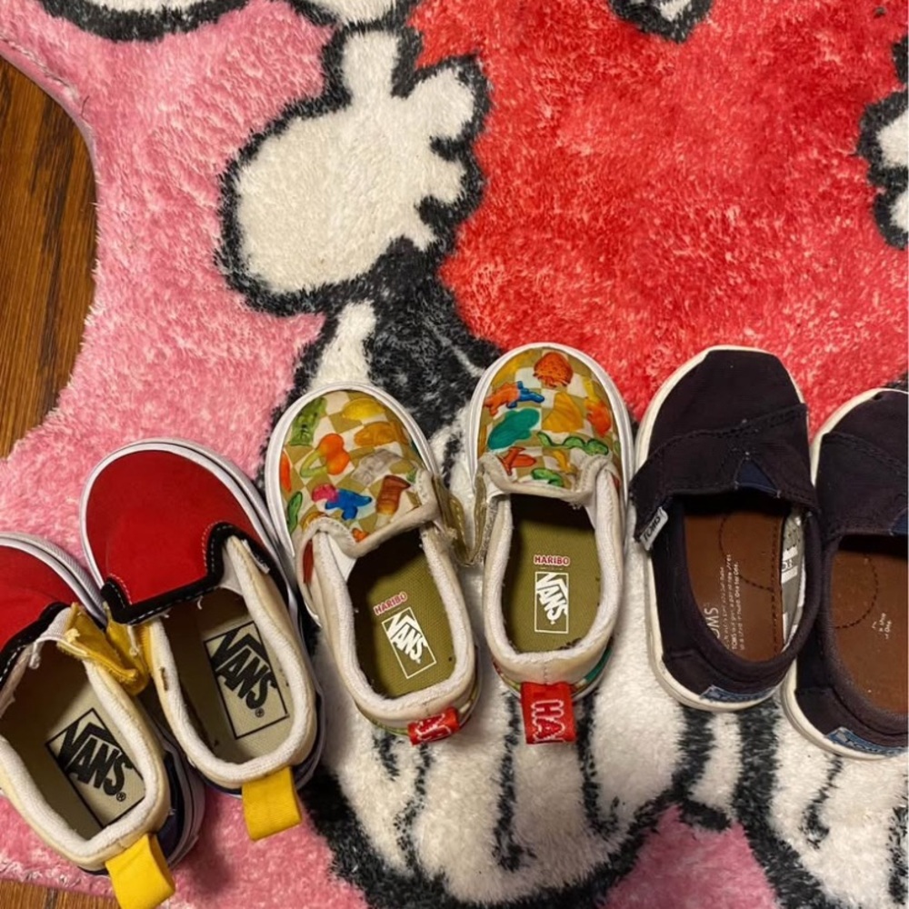 Vans Kids Colorful Slip-On Shoes